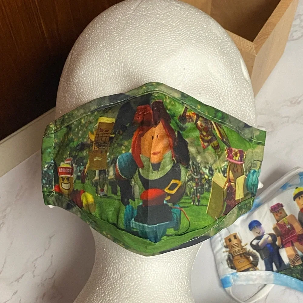Roblox reusables cloth Face mask for Kids